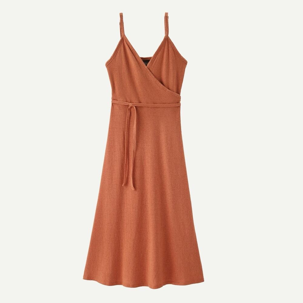 Patagonia Dress Womens Medium Wear With All Wrap Tie Organic Cotton 75220